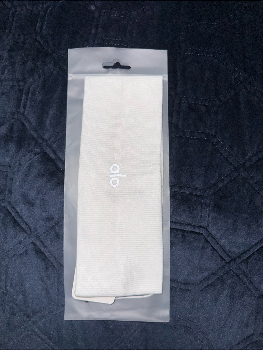 Alo Yoga White Performance Headband